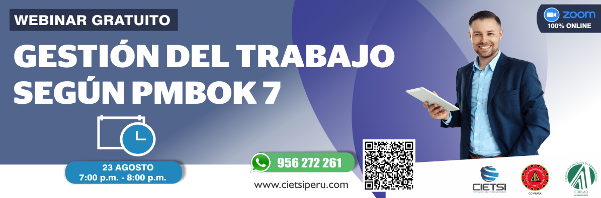 webinar gratuito gestiOn del trabajo segUn el pmbok 7